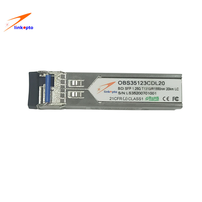 T1310/R1550 20KM LC 1.25G Gigabit Ethernet SFP Module