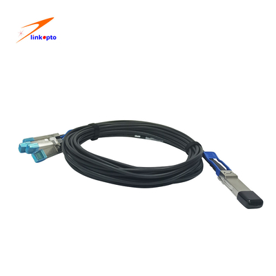 40G QSFP+ To QSFP+ DAC Direct Attach Cable 5 Meters Low Power Consumption