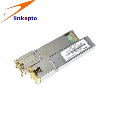 Cisco Copper RJ45 Sfp Port Connector Compact Assembly Low Power Dissipation