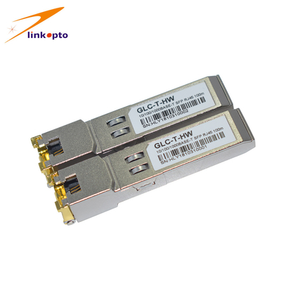 Copper 10/100/1000Base RJ45 SFP Module 100M Transmission Compatible With Huawei