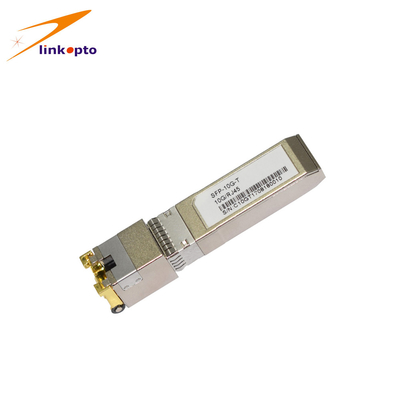 SFP+ Module RJ45 10G 30M Transmission ROHS Certification compatible with Cisco HUAWEI