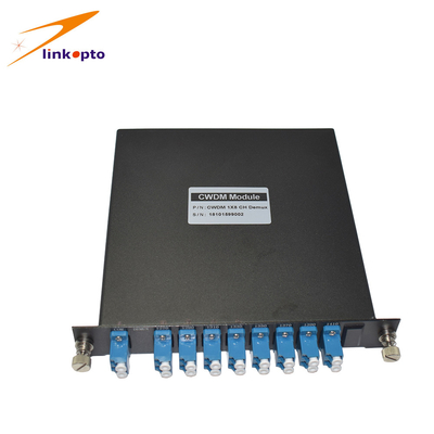 High Isolation Cwdm MUX DEMUX Multiplexer , 4 Channel Multiplexer Customized Fiber Length