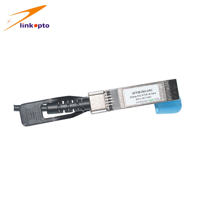 3 Meters 25G DAC Direct Attach Cable SFP28 To SFP28 High Port Density