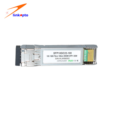 DWDM C17-C61 100GHZ SFP+ 100km DOM Optic Fiber Converter
