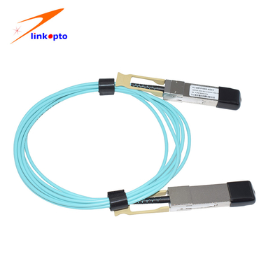 High speed 70M 100G QSFP28 AOC Active Optical Cable With DDM