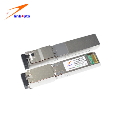 Single LC Connector BIDI SFP+ 1490/1550nm 80KM LC DOM SFP Modules