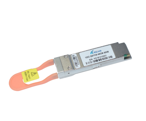 CWDM4 Lite 2km LC 100G QSFP28 Transceiver Module Pluggable SMF Cable Type
