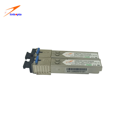 20km SC 1.25G T1310R 1550nm BIDI SFP Modules For 5G